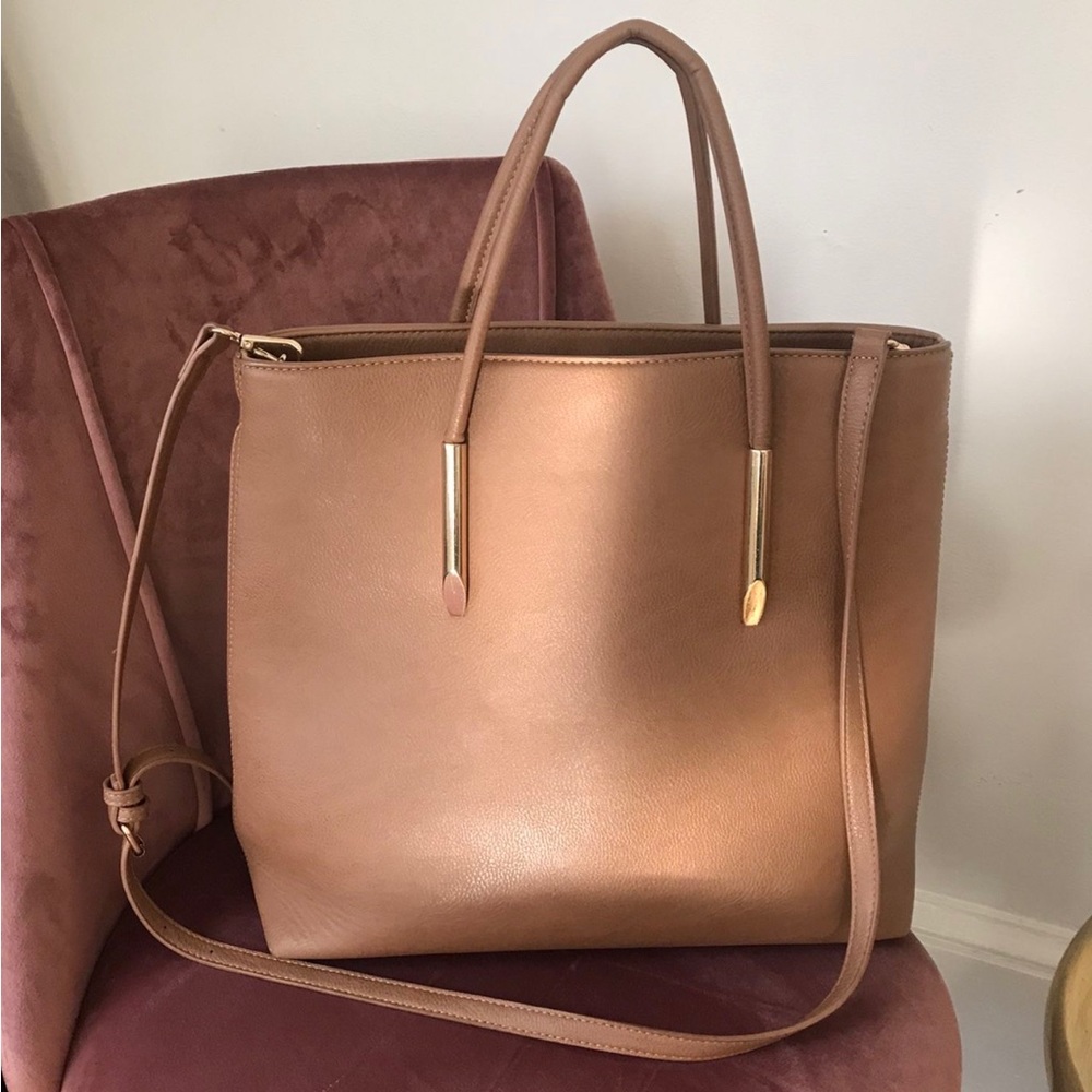 Tan Tote Purse
